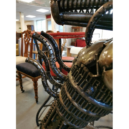 101 - Handmade Sci Fi Alien V Predator-inspired Glass Top Dining Table