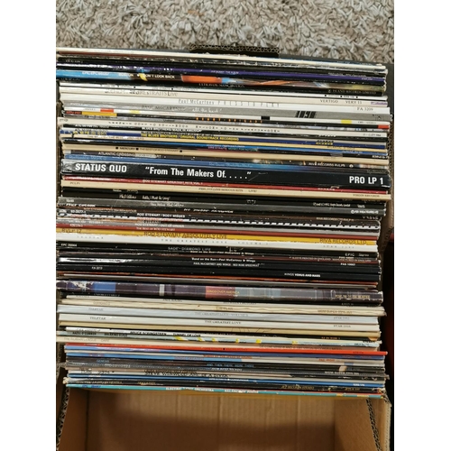 105 - Box of Various 60's - 80's Rock and Pop Vinyl LP Records inc Paul McCartney, Blues Brothers etc