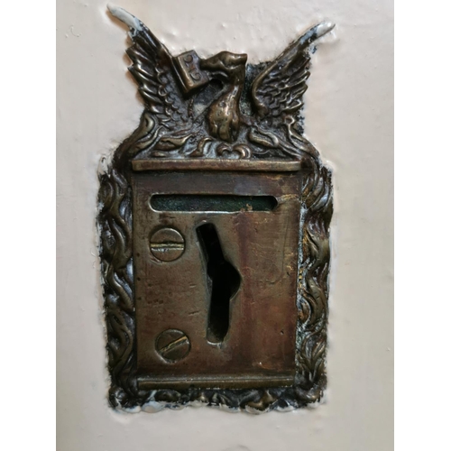 155 - Heavyweight Edwardian Safe - 71 x 66 x 122cm high - COLLECTION NOTE