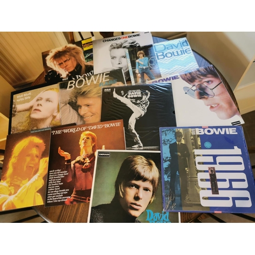 65 - Extensive Collection of David Bowie Vinyl LP Records, 12