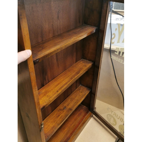 26 - Early Display Cabinet with Cadburys Advertising, height 79cm