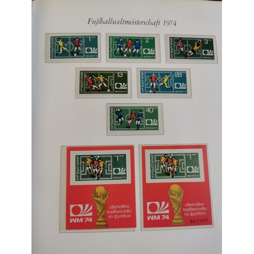 39 - Pair of World Cup Football 1974 Masterfiles Stamp Collection