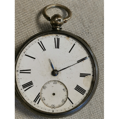 241 - Pair of Antique London Silver Pocket Watches with parts