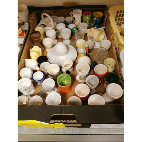 204 - Four boxes of Assorted Vintage Egg Cups