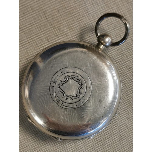 252 - Waltham Hallmarked Silver Pocket Watch