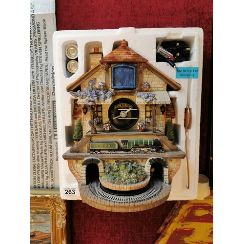 263 - Bradford Exchange Flying Scotsman Railway Cuckoo Clock