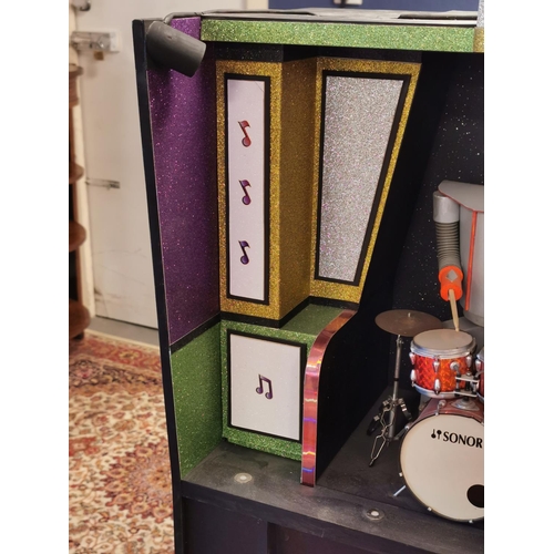 28 - Handmade Decap Robot Automata Dance Band Display Toy