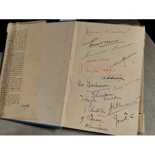 12 - Signed Roy Jenkins 1948 First Edition 'Mr Attlee - An Interim Biography' - signed by the Labour Gove... 