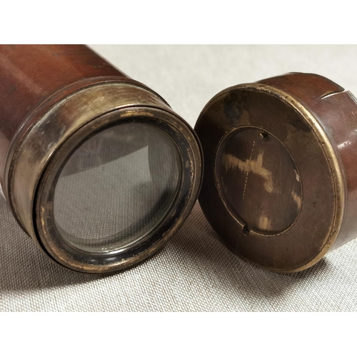 14 - Early Brass 2-Inch Refracting Telescope by TM Newton Optician of Halifax