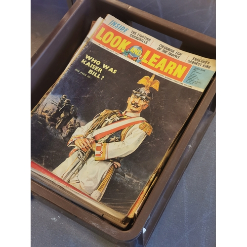 233 - Large Collection of 1960's Look and Learn Magazines