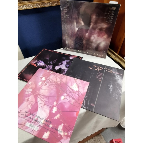 102 - Quartet of 90's Indie LP Vinyl Records inc The Cure, This Mortal Coil & Cocteau Twins