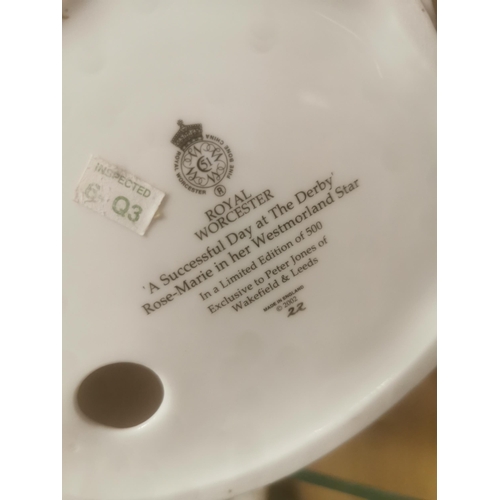 115b - Royal Worcester Limited Edition (Exclusive to Peter Jones of Wakefield/Leeds), 'A Successful Day at ... 