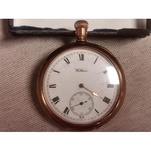 141 - Waltham Gold Plated Pocketwatch