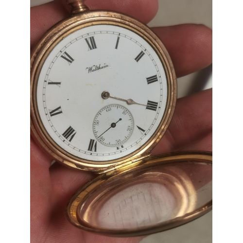 141 - Waltham Gold Plated Pocketwatch