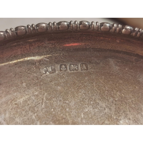 60 - Pair of 1925 Birmingham Hallmarked Silver Pedestal Dishes