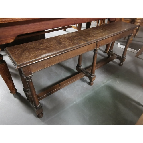 120b - Large Kitchen Bench w/angle legs - 144cm long