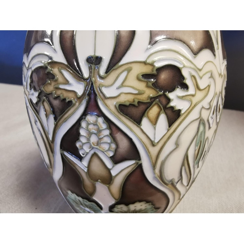 111 - Limited Edition 12/100 2004 Moorcroft Collectors Club Vase, signed by Andrew Hull