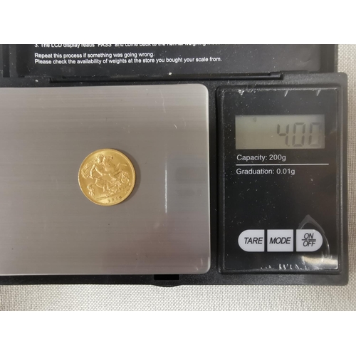 274 - 1914 Half Sovereign Gold Coin