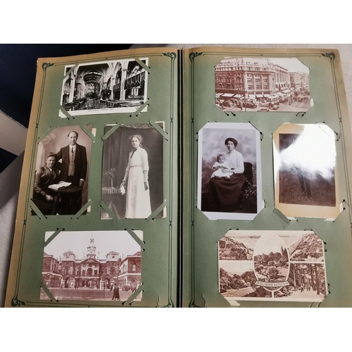 31 - Extensive Collection of Postcards inc Topographical and WWI/WWII examples - book measures 40x24cm