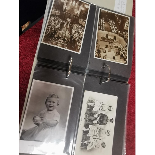 30b - Royalty & Monarchy Postcard Folder, 1898-1960, 68 in total inc Queen Elizabeth II