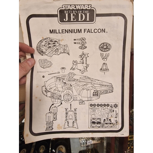 162 - Boxed Return of the Jedi Star Wars Millenium Falcon 1983 Model Toy