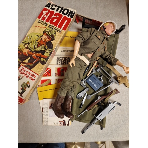 174 - Box of Various Original Action Man Collectables