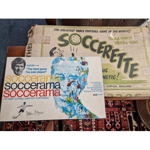 175 - Pair of Boxed Football Table-top Games, Soccerette & Alan Ball's Soccerama