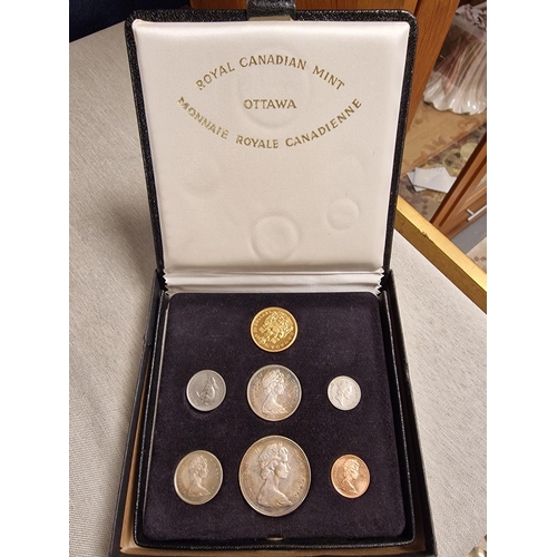 191 - Royal Canadian Mint 1967 Seven-Coin Set inc a 900-Quality 18.27g $20 Dollar Gold Coin