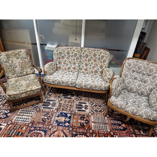 212 - 3pc Part-Ercol Lounge Suite