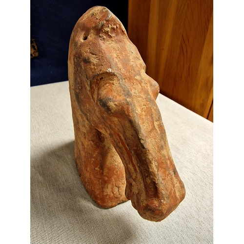 48 - 2nd Century AD Han Dynasty Horse Head Figure