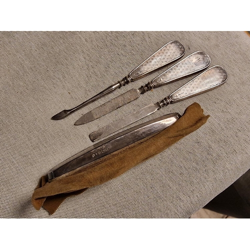 234 - Hallmarked Silver Manicure Set