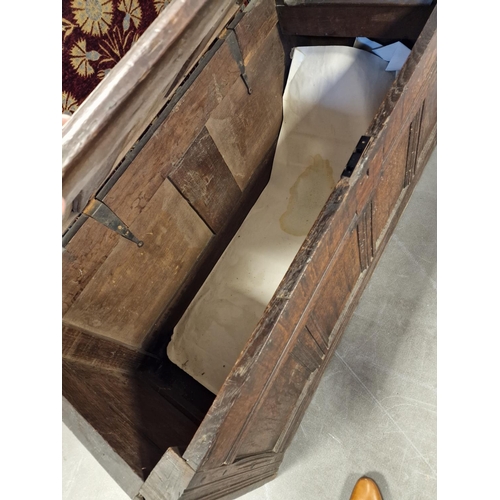 81a - Antique Oak Blanket Box