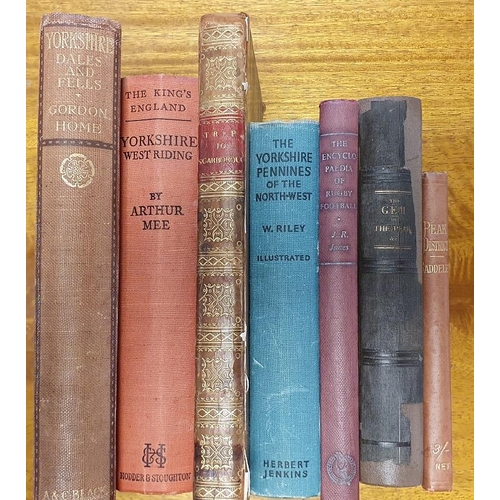 257 - A collection of 7 vintage hardbacks, including West Riding studies and J R Jones Encyclopedia of Ru... 