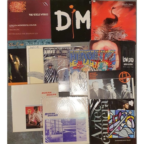 260 - A collection of 5 Vinyl LP Records and 8 singles (mostly 12) featuring 80s artists, to include Dur... 