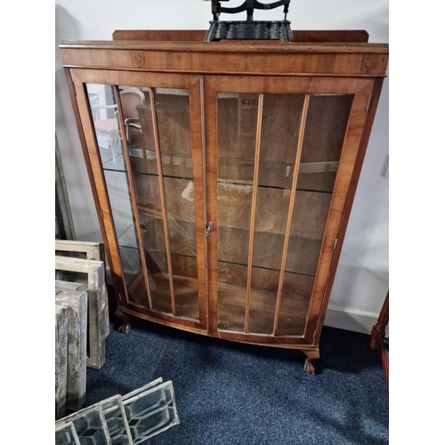 287 - Edwardian Glass Display Cabinet