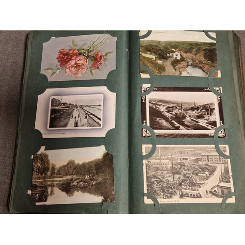 42a - Extensive Postcard Album, inc around 50% topographical