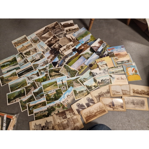 60d - Collection of Various Loose Postcards inc Topograpical and Topogaphical slides