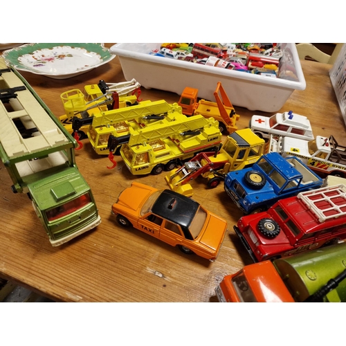 180 - Good Collection of Corgi/Dinky/Matchbox Die-Cast Toy Cars and Trucks