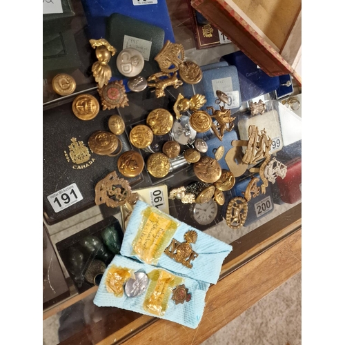 190e - Collection of Military Army Badges and Lapel Pins