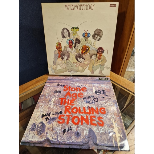 12 - Original Stereo Vinyl Pressings of Rolling Stones' Compilation LP Records, Metamorphosis & Stone Age... 