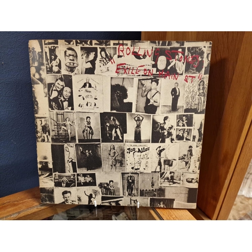 14 - Original Stereo Vinyl Pressing of Rolling Stones Exile on Main Street LP Record - VGC - matrix COC 6... 