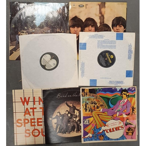 17f - Set of 3 Beatles LP Vinyl Records, comprising Beatles For Sale , Abbey Road and Collection of B... 