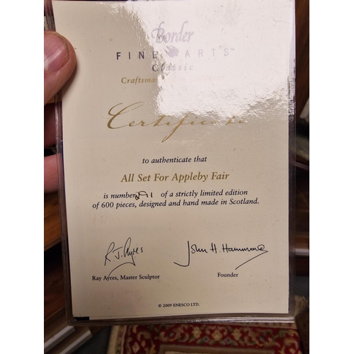 67h - Limited Edition Border Fine Arts 'All Set for Appleby Fair' Sculpture/Figure, by Ray Ayres