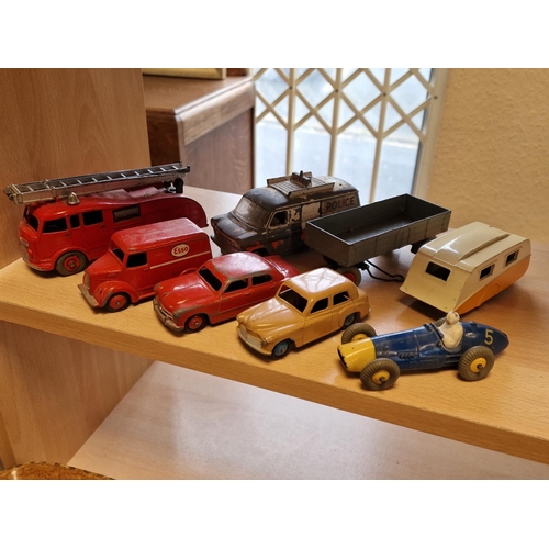 305 - Collection of Eight Die Cast Dinky Toys Cars & Trucks inc Ferrari No 5