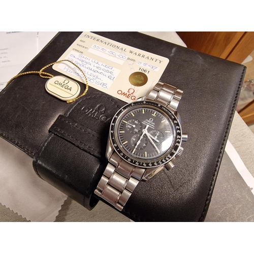 110 - 1861 Movement 1997 Omega Speedmaster Wrist Watch - As used within the 1997 James Bond Film 'Tomorrow... 