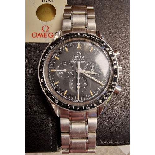 110 - 1861 Movement 1997 Omega Speedmaster Wrist Watch - As used within the 1997 James Bond Film 'Tomorrow... 