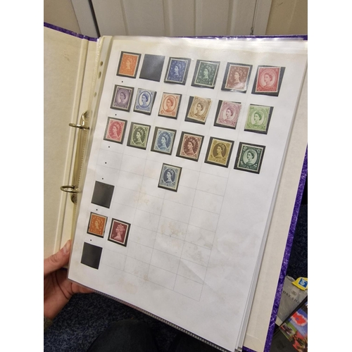 126 - Collection of Various 1960's-1990's Framed Unused Royal Mail Stamps + 1997 and 1998 Royal Mail Books... 