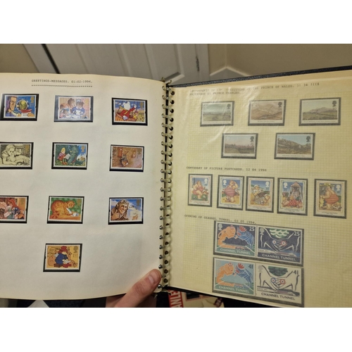 126 - Collection of Various 1960's-1990's Framed Unused Royal Mail Stamps + 1997 and 1998 Royal Mail Books... 