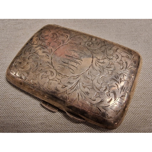 175 - Hallmarked Birmingham Silver Cigarette Case