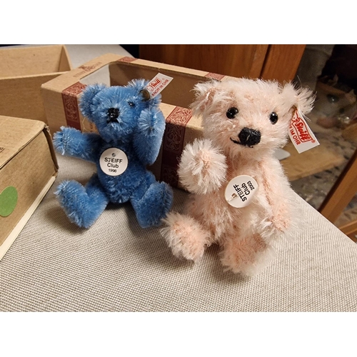 182 - Pair of Steiff Miniature 1998 and 2003 Club Teddy Bears